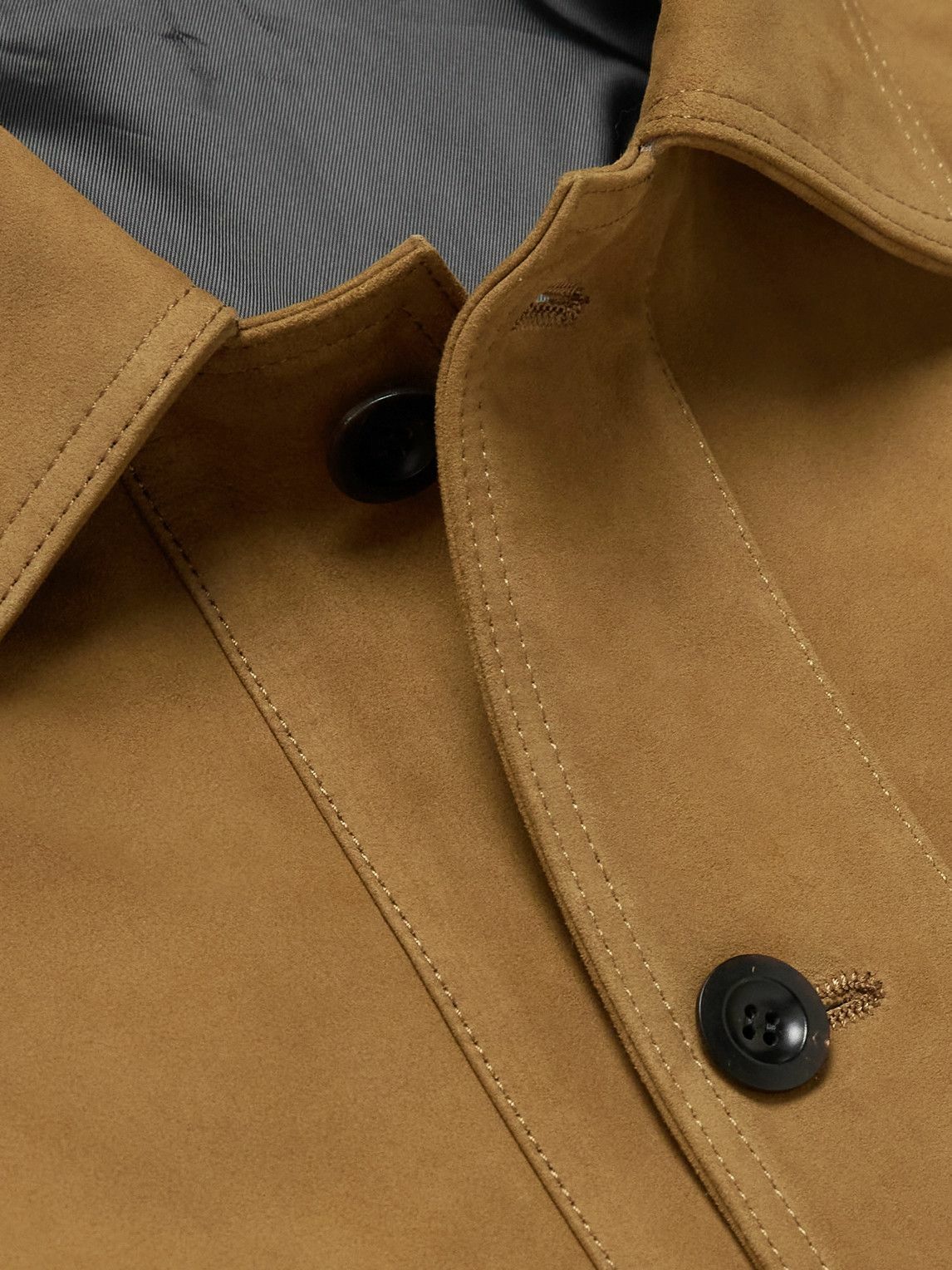 Mr P. - Suede Chore Jacket - Brown