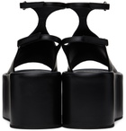 Sportmax Black Platform Sandals
