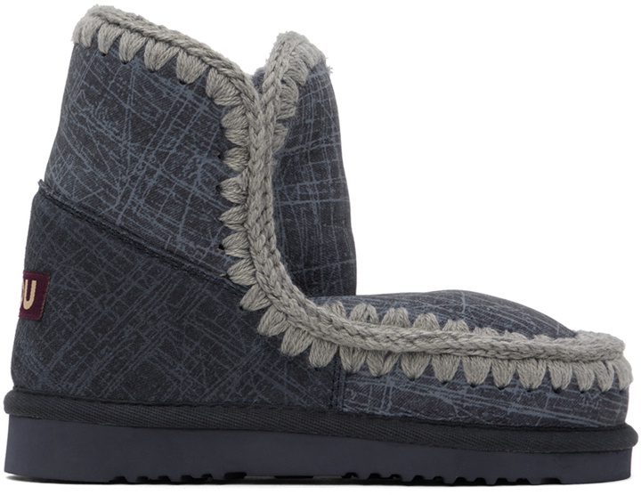 Photo: Mou Blue 18 Shearling Boots