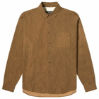 Merely Made Men's Natural Dye Overshirt in Walnut