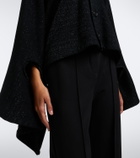 Junya Watanabe Draped wool and cotton-blend cardigan