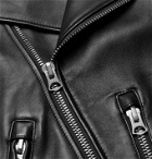 ACNE STUDIOS - Nate Belted Leather Biker Jacket - Black