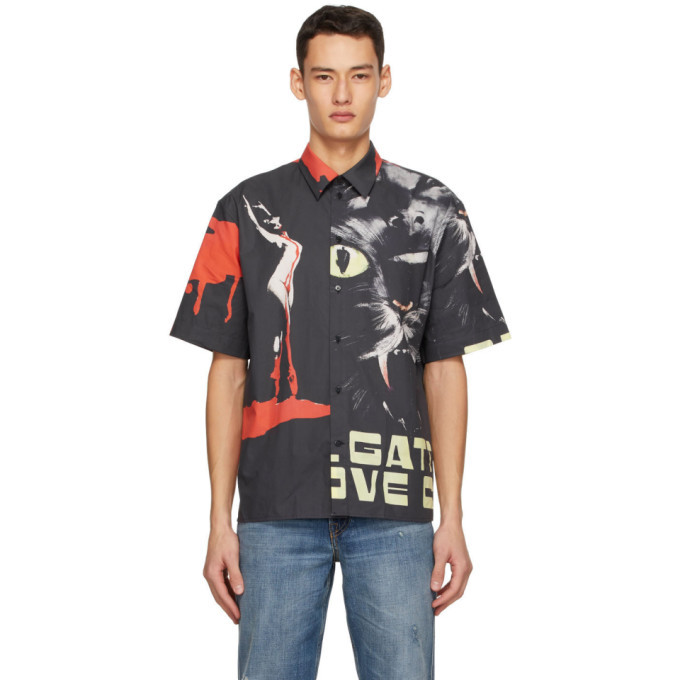 Photo: MSGM Black Dario Argento Edition Cat Shirt