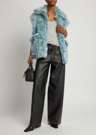 Arma Edha Reversible Wool Gilet Dark Blue