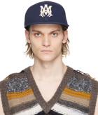 AMIRI Indigo 'M.A.' Fitted Cap