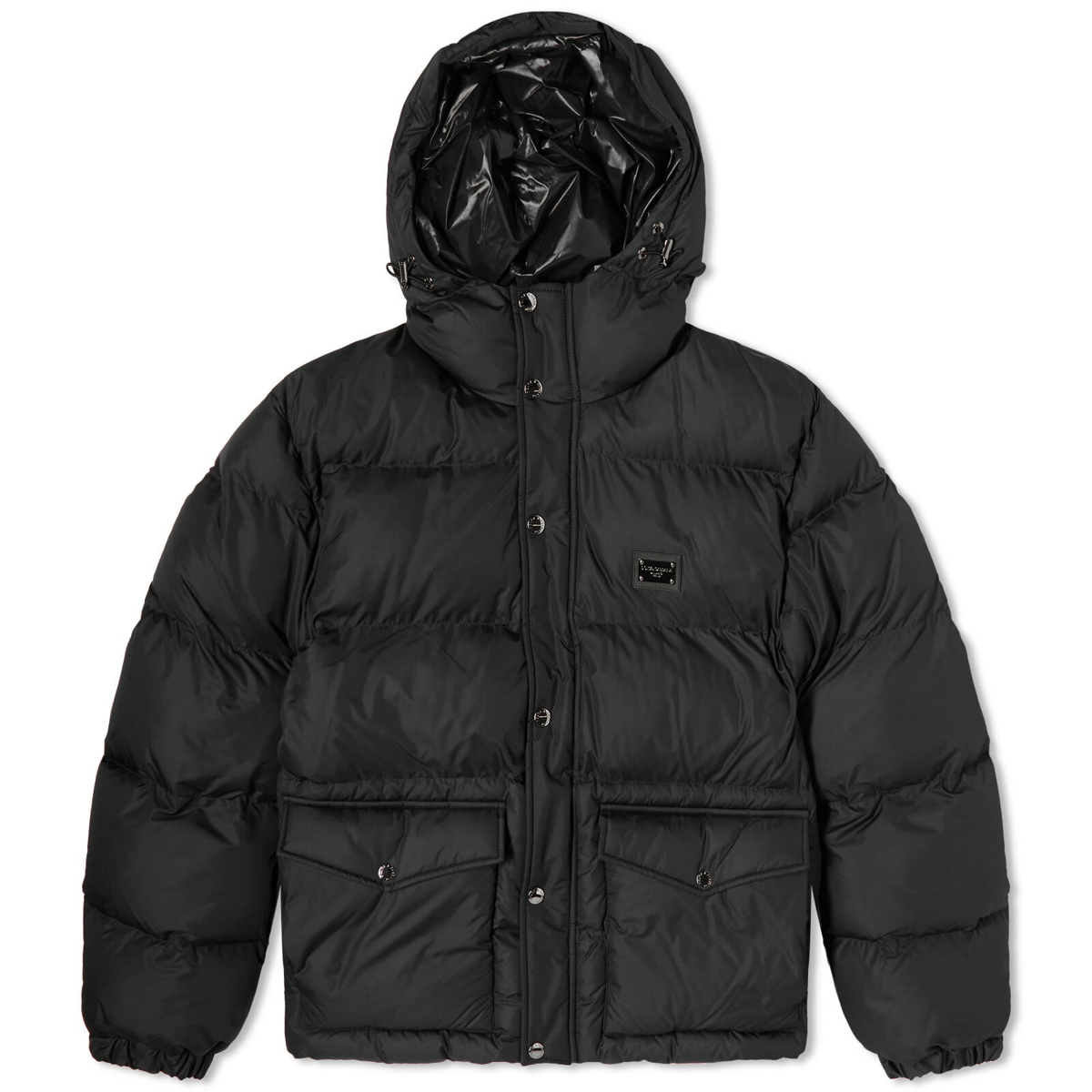 Dolce & Gabbana Men's Plate Covertible Down Jacket Gilet in Black Dolce ...