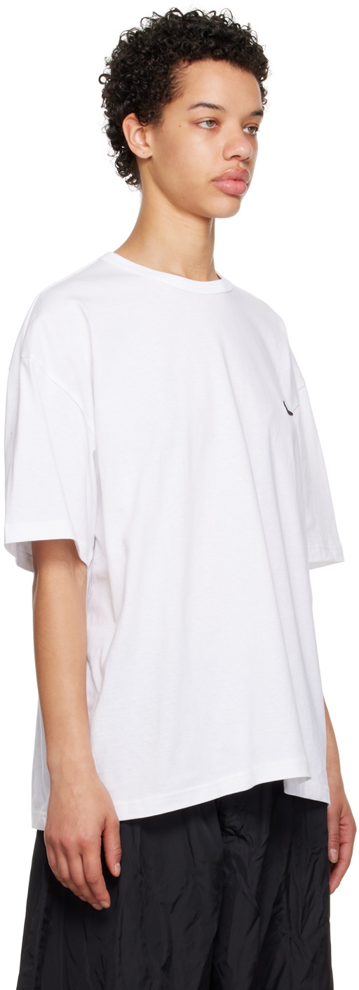 Black Comme des Garçons White Nike Edition T-Shirt