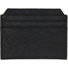 Vivienne Westwood Black Slim Orb Card Holder