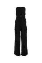 Saint Laurent Black Drill Jumpsuit