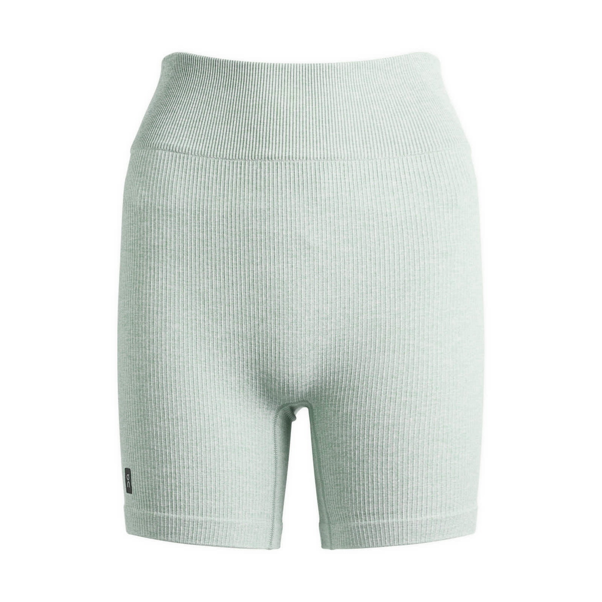ON Women's Studio Knit Cycling Shorts in Mineral Heather