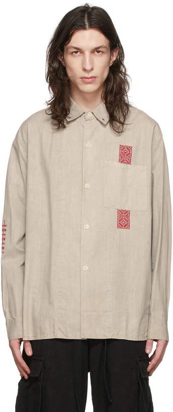 Photo: ADISH Grey Cotton Shirt