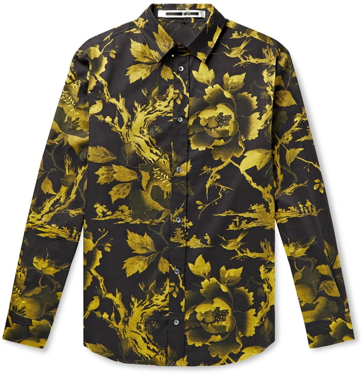 Photo: McQ Alexander McQueen - Rollins Floral-Print Cotton-Twill Shirt - Black