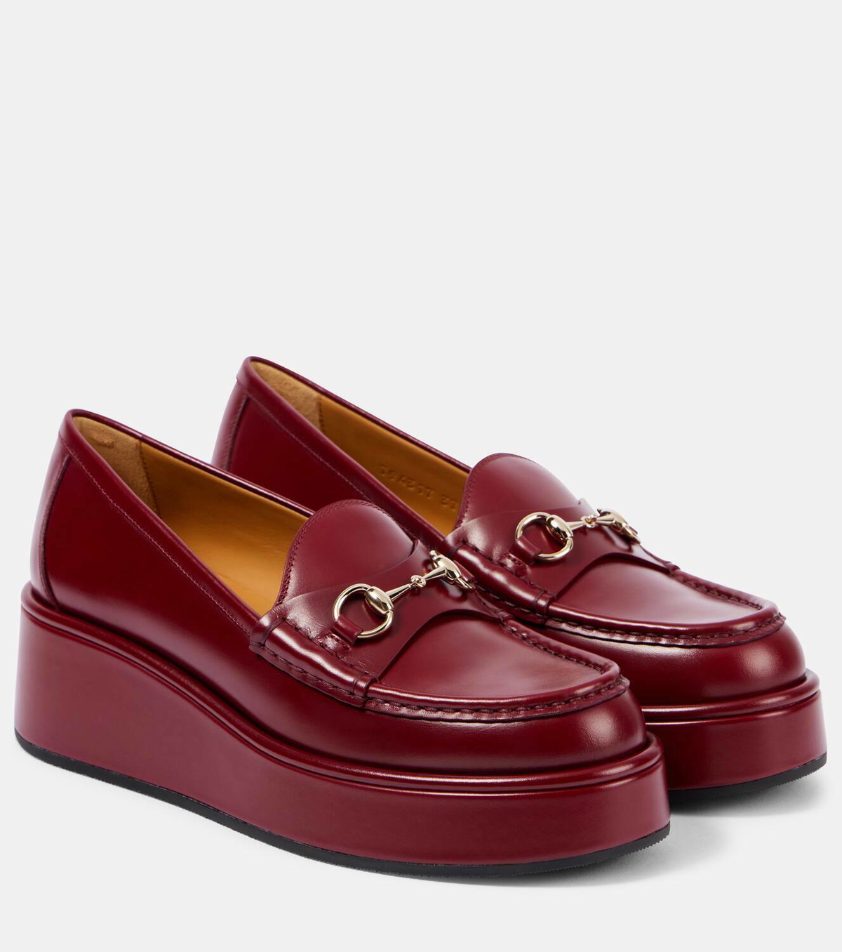Gucci Horsebit leather platform loafers Gucci