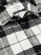 Portuguese Flannel - Colorado Checked Cotton-Flannel Shirt - Black