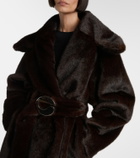 Coperni Logo belted coat