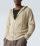Rick Owens Ribbed-knit virgin wool hoodie