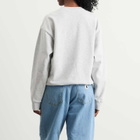 Sporty & Rich Women's NY Health Club Sweatshirt in Heather Grey/Navy