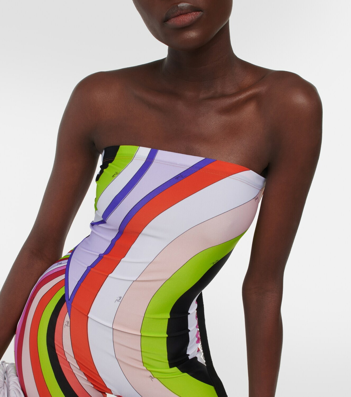 Pucci Iride-print bandeau jumpsuit
