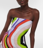 Pucci Iride-print bandeau jumpsuit
