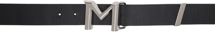 Photo: Mugler Black Logo Belt