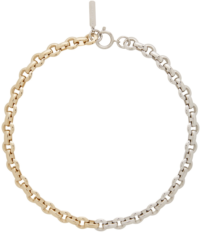 Justine Clenquet Gold & Silver Norma Choker Justine Clenquet
