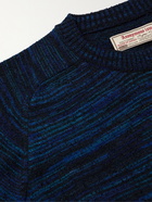 Anonymous ism - Space-Dyed Bouclé Sweater - Blue