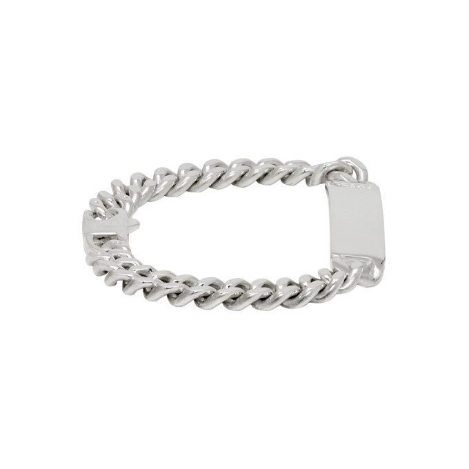 Bunney Silver Single Tour Identity Chain Bracelet