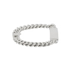 Bunney Silver Single Tour Identity Chain Bracelet
