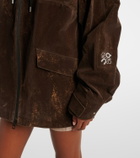 Loewe x On hooded oversized jacket