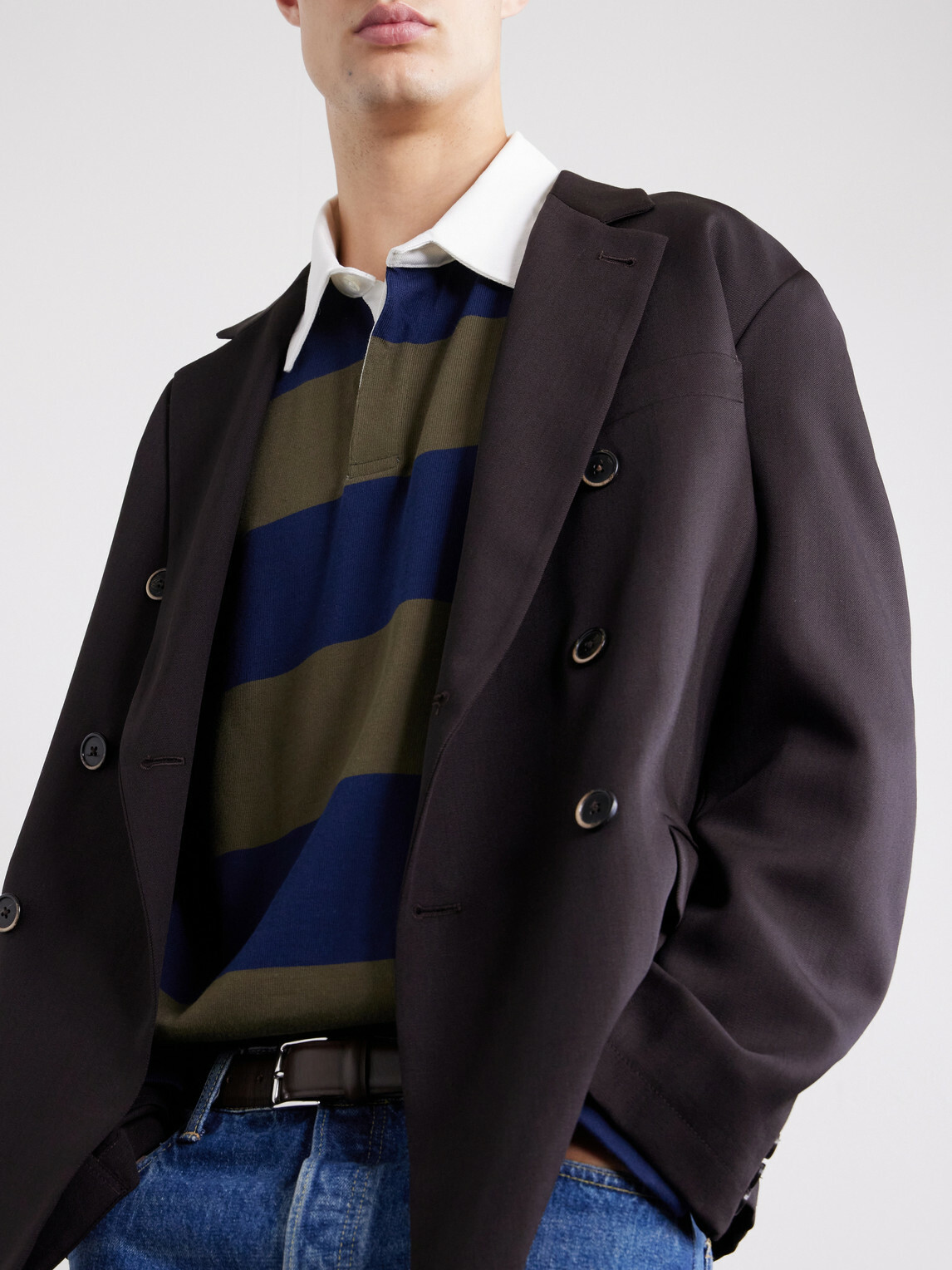 A.P.C. - Isaac Logo-Embroidered Striped Cotton Polo Shirt - Blue