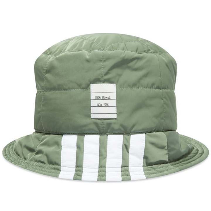 Photo: Thom Browne Quilted 4-Bar Bucket Hat