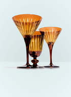 L'Objet Set Of Four Prism Martini Glasses