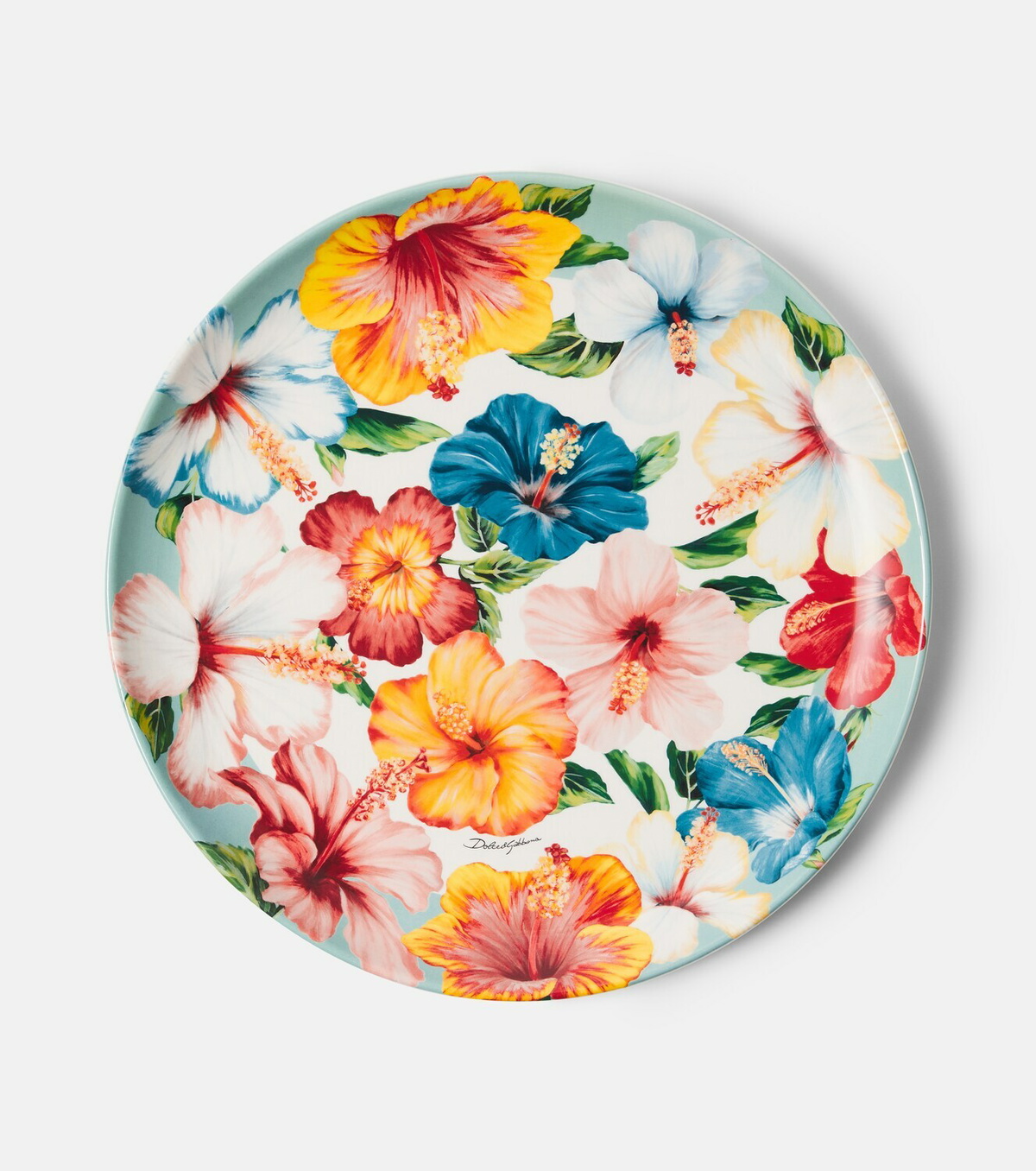 Dolce&Gabbana Casa Floral ceramic platter