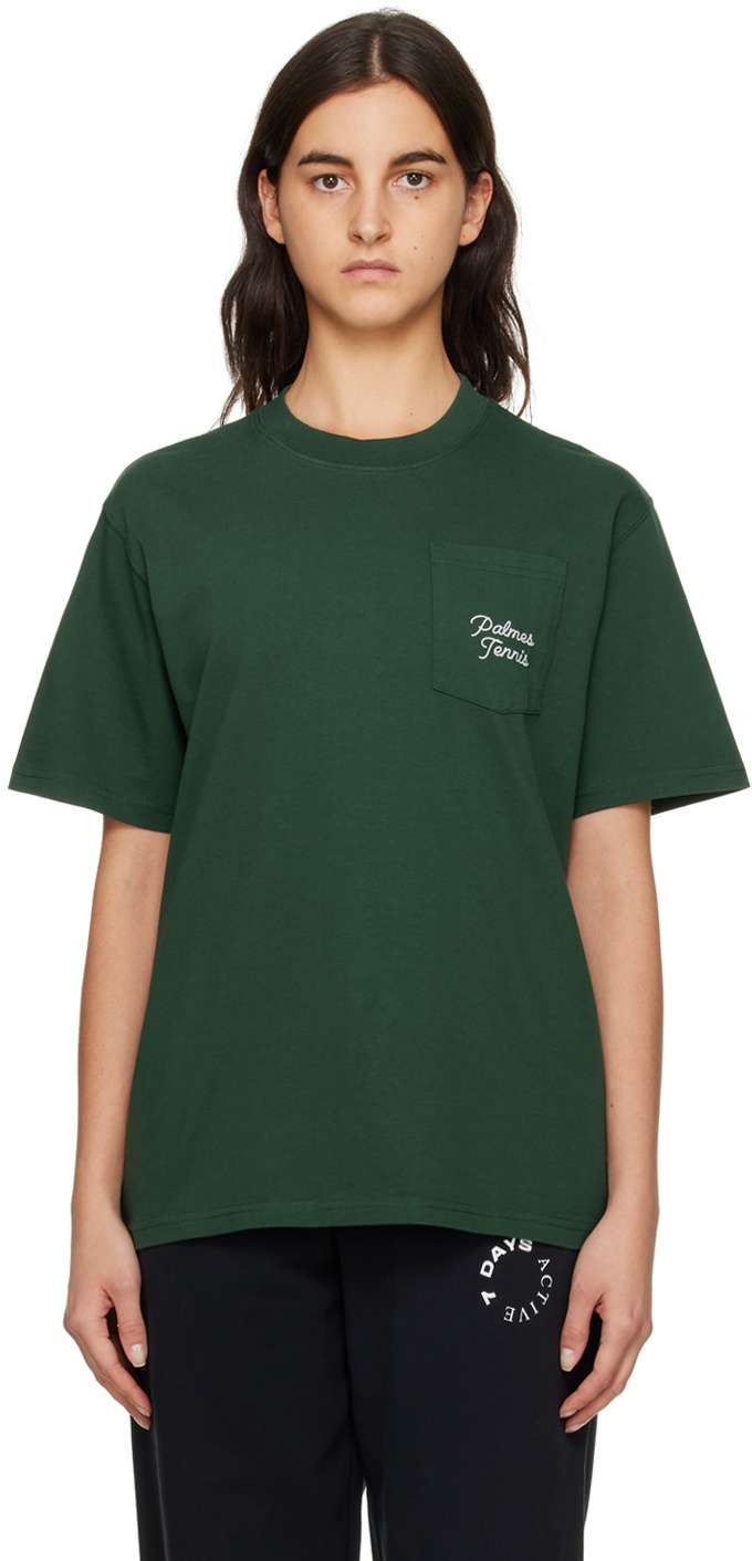 Palmes Green Western Pocket T-Shirt