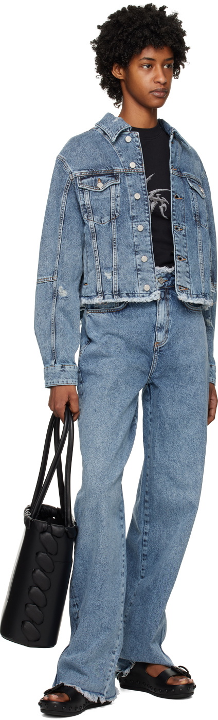 At.Kollektive Black Natacha Ramsay-Levi Edition Medium Braided Tote