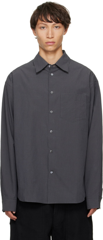 Photo: Marni Gray Check Poplin Shirt