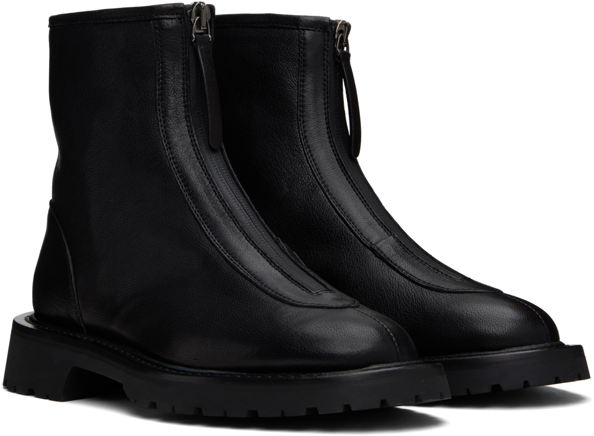 Legres Zipper Boot in Suede Tan main image 1
