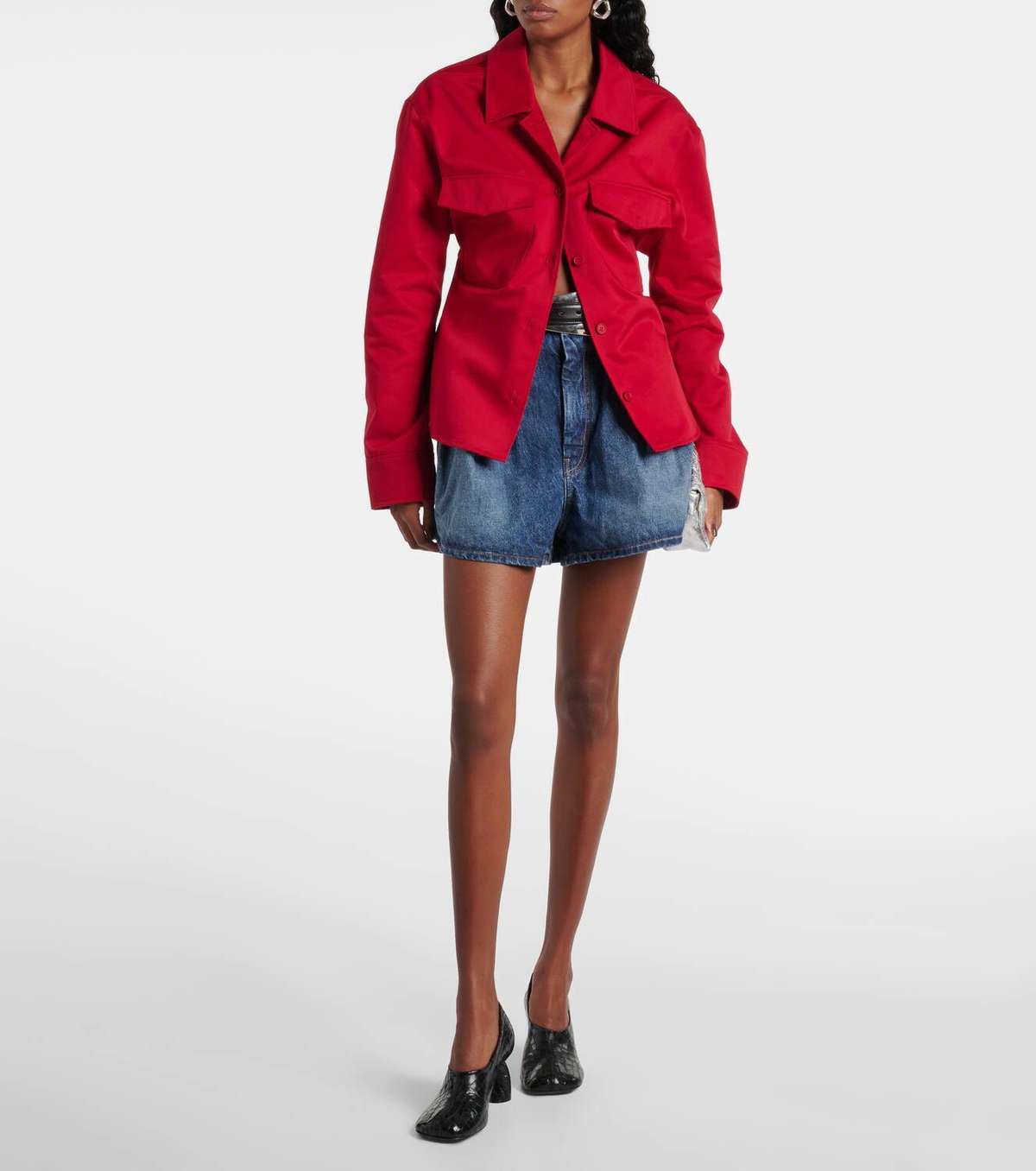 Sportmax Ghibra denim shorts