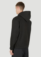 Logo Patch Hooded Sweatshirt in Black