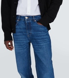 Ami Paris Bleached mid-rise straight jeans