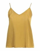 Alessia Santi Womens Top Mustard
