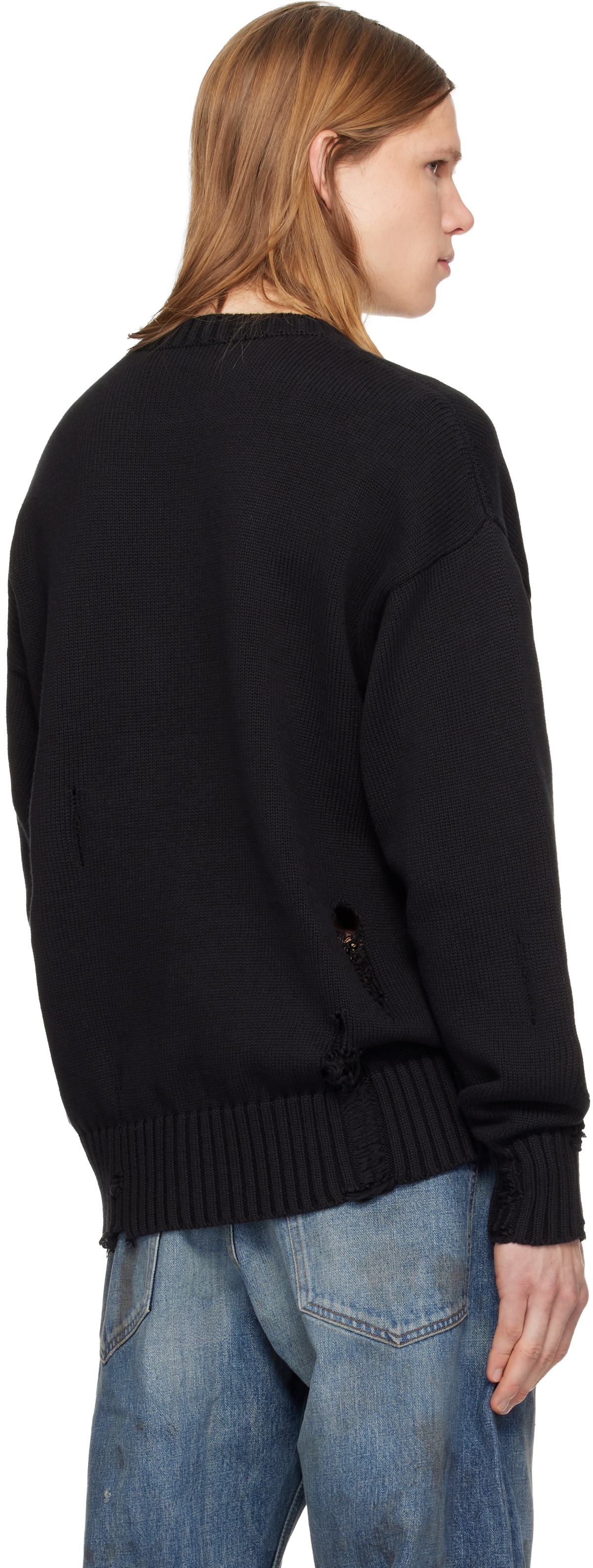 AMIRI Black AMIRI Eagle Sweater
