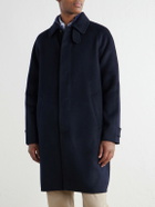 Hartford - Craig Double-Faced Wool-Blend Coat - Blue