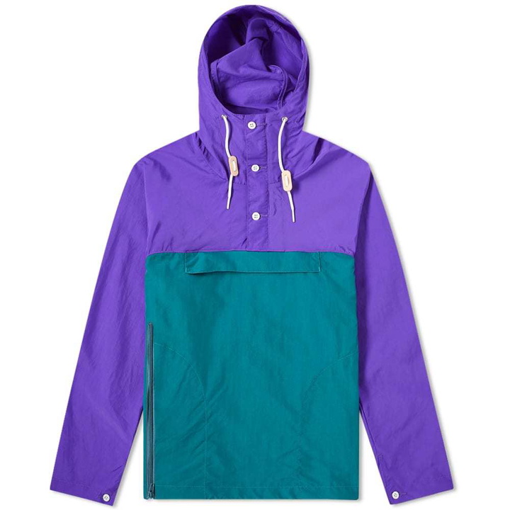 Photo: Battenwear Packable Anorak Purple & Teal