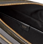 TOM FORD - Buckley Leather-Trimmed Suede Belt Bag - Green