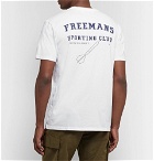 Freemans Sporting Club - Printed Cotton-Jersey T-Shirt - White