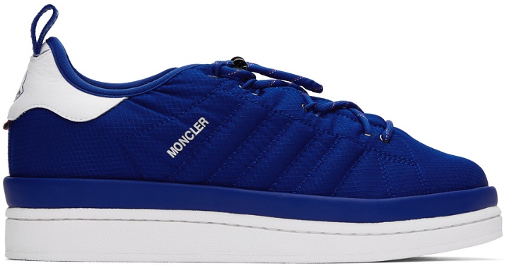 Photo: Moncler Genius Moncler x adidas Originals Blue Campus Sneakers