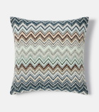 Missoni Forest cotton, wool and cashmere-blend cushion
