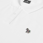 Paul Smith Men's Regular Fit Zebra Polo Shirt in White