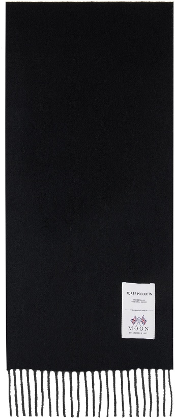 Photo: NORSE PROJECTS Black Moon Lambswool Scarf